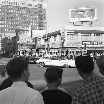 Vtg Nov 8, 1964 Parade In Long Beach CA Businesses & Stores Photo #2121