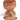 Vintage HANKYU Japan GLAZED Terracotta Pottery "LITTLE BOY WITH GOOSE" Figurine