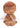 Vintage HANKYU Japan GLAZED Terracotta Pottery "LITTLE BOY WITH GOOSE" Figurine