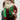 Vintage SANTA CLAUS Fishing Blown Glass Handcrafted Christmas Tree Ornament