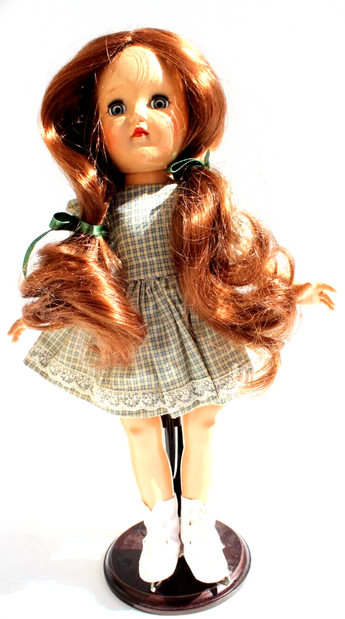 Vintage Ideal Doll P-90 Red Hair Light Eyes Made In U.S.A. HARD PLASTIC