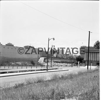 Vintage 1964 Downtown Los Angeles Parking Lot From Hope Street Photo #2072