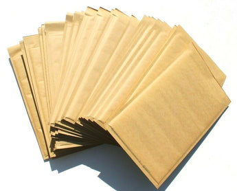 100 Pack / Box Self Seal Brown Foam Mailer Envelopes 8 1/2" X 14 1/2" Rare Size
