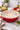 New Large Red Round Italian Pasta Dinner Party Serving Salad Bowl Kitchen