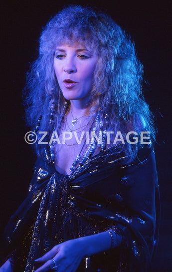Vintage STEVIE NICKS (Fleetwood Mac) On Stage Singing Photo #1272