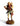 Vintage GIRL HIKING Compressed Saw Dust FIGURINE Composite Wood