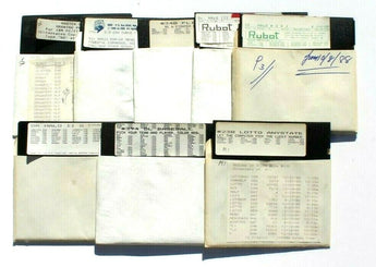 Lot of 12 Vintage 1980s Software Floppy Disks IBM Disk Computer Games