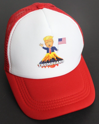 Donald Trump Trumpcano Funny Hat Make America Great Again MAGA Baseball Trucker