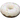 New White Donut W/ Rainbow Sprinkles Resin Statue Prop Display Wall Art Decor