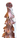 New Pink / White Glittered Pepermint Ribbon Candy Christmas Tree Ornament 15"