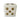 New MCM Resin Gold & White Casino Gambling Dice Six Sided Room Decor Figurine