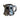 New Halloween Retro Disco Ball Silver Ghost Spooky Coffee Tea Mug