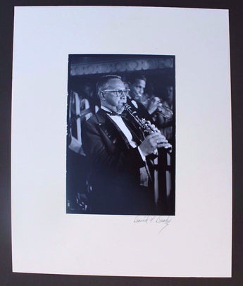 Vtg 1961 David F. Drake Signed Gelatin Silver Photo Image Joe Darensbourg