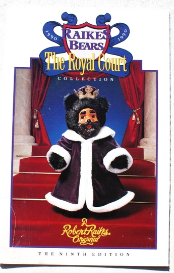 Vintage Raikes Bears THE ROYAL COURT 9th Edition Pamphlet Certificate