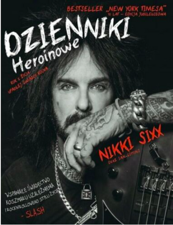 New DZIENNIKI HEROINOWE NIKKI SIXX Book