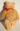 Vtg 1960s -1970 Steiff Teddy Bear Lentil Button Light Brown 13" Button Plush Toy