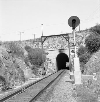 Vintage 1954 Railroad Tunnel Chatsworth Photo #1450
