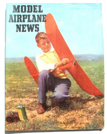 Vtg September 1952 Model Airplane News Aviation Magazine The Bounder Skyscooter