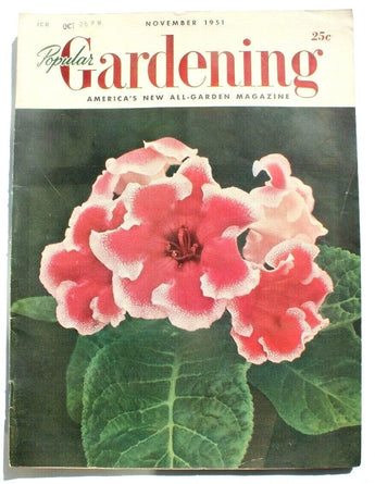 Vintage November 1951 Popular Gardening All-Garden Magazine