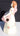 Vintage CERAMIC Girl In Dress W/ Apron Figurine Statue Flower Planter Vase