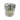 New Glass White & Green Tennis Ball Sports Tumbler Beverage Glass Cup White Rim
