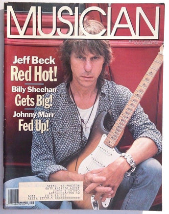 Vintage September 1989 MUSICIAN MAGAZINE Music NEWS Jeff Beck BILLY SHEEHAN