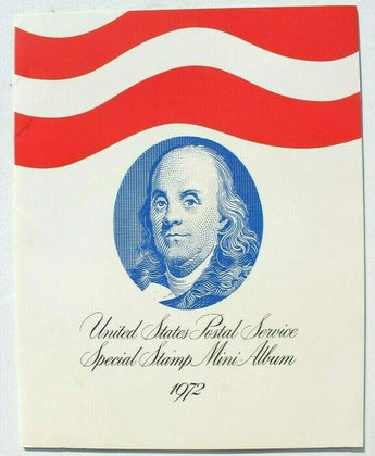 Vintage Collectors USPS Special Stamp Mini Album 1972