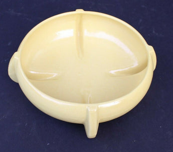 Vtg MCM CALIFORNIA CA Pottery - Yellow Serving Dish / Bowl