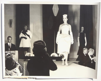 Vintage 1940's - 1950's Black & White FASHION SHOW U.S. Grant HOTEL 8X10 PHOTO