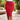 New Women's Stripped After Market Maroon Pencil Skirt W/ Slits On Side Small