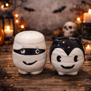 New Mummy Halloween Salt & Pepper Shakers Salt N Pepper Dinning Decor