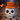 New Halloween Spooky Ceramic Skull W/ Orange Top Hat Cookie Jar Decorative