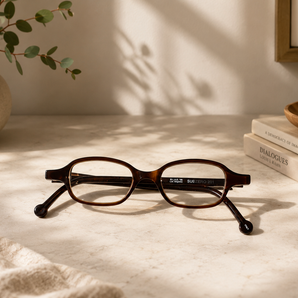 New Vtg 1998 L.A. Eyeworks Retro Eyeglasses - Warm Brown Subzero 201 Glasses