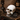 New White Skull Head Skeleton Gothic Halloween Candle Decorations Decor
