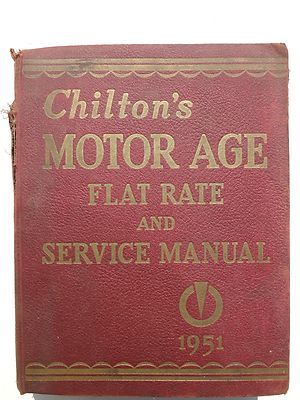 1951 Chilton Chilton's Motor Age Flat Rate and Service Manual 1229 Pages