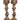 Vintage ART DECO Copper CABINET Drawer Pull Handle HARDWARE / Set of 4