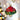 New Red / Green / Gold Poinesttia Plant Hoilday Christmas Tree Ornament