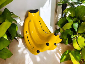 New Retro Large Bundle Of Banana Tropical Ceramic Statue Figure Room Decor