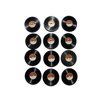 Vintage Fuji Japan 11 Symphonion Plastic Discs Music Box - NOS