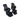 New Women's Black Open Edit Remmy Twist Sandal Black Sandle High Heel Size 5.5M