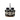 New Black & White Woven Boho Salt And Pepper Shaker & Carrier W/ Wood Bottom