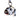 New White Black Dalmatian Dog Animal Handmade 3D Leather Dog Key Chain