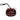 New Red Brown Genuine Leather Handmade Fox Coin Purse Wristlet Key Case