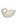 New Lrg White Gold MCM Swan Porcelain Dish Figurine Trinket Fruit Storage Dish