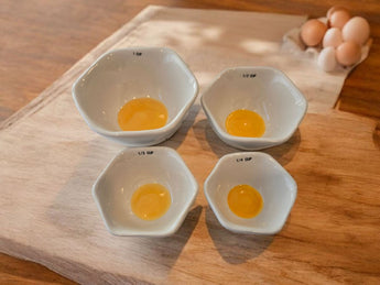 New Raw Fried Egg Funny Ceramic Measuring Cups Gift Gag Gift TIKTOK