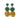 New Yellow Rope Boho Chic Pineapple Drop Earrings Summertime Fashion Jewelry