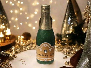 New Sparking Wine Bottle Mothers Day Birthday New Year Candle Gag Gift