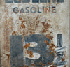 1930s Metal / Tin Gasoline Gas Station Price Sign (13 cents Gallon!)