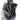 Vtg 1990s Abstract Black Retro Ceramic Modernist Sculpture Figure Man in Suit