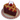 New Ceramic Brown / Red Cherry Pie Dish With Lid Food Storage By Luna & Sage